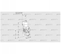 VAD1T-/15N/NQGL-50B (88033081) Газовый клапан с регулятором давления Kromschroder