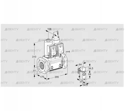 VCS6T65A05NLWGRB/2-P4/PPPP (88204283) Сдвоенный газовый клапан Kromschroder