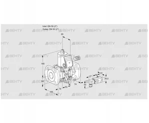 VAS350F/NW (88033978) Газовый клапан Kromschroder