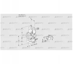 VAG125R/NWAE (88003939) Газовый клапан с регулятором соотношения Kromschroder