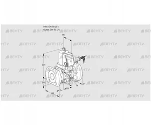 VAS350F/NWGR (88012753) Газовый клапан Kromschroder