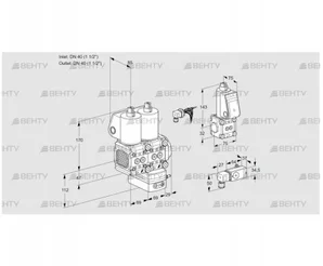 VCD2E40R/40R05FND-25QL/BSPP/3-PP (88105102) Регулятор давления Kromschroder