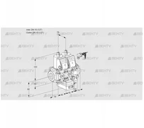 VCH1E15R/15R05NHEVWR/PPPP/PPPP (88103786) Клапан с регулятором расхода Kromschroder