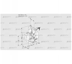 VAG240F/NKAE (88031943) Газовый клапан с регулятором соотношения Kromschroder