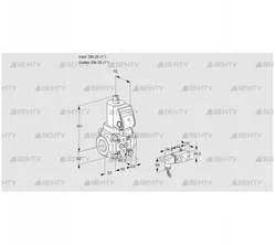 VAS1T25N/NQSR (88030860) Газовый клапан Kromschroder