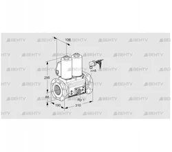 VCS780F05NNWLE/PPEP/PMMP (88205178) Сдвоенный газовый клапан Kromschroder