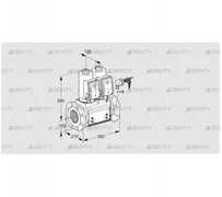 VCS8100F05NNKGRB/PPPP/PPPP (88207651) Сдвоенный газовый клапан Kromschroder