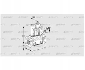 VCS8100F05NNKGRB/PPPP/PPPP (88207651) Сдвоенный газовый клапан Kromschroder