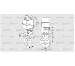 IDR150Z03D100AS/50-60W30TR10 (88302806) Дроссельная заслонка Kromschroder