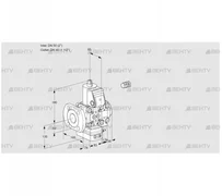 VAH3E50F/40R05HEVWR/PP/PP (88106292) Клапан с регулятором расхода Kromschroder