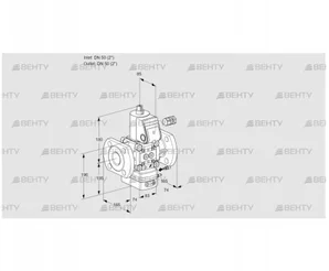 VAG350F/NWAE (88028721) Газовый клапан с регулятором соотношения Kromschroder