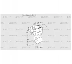 IBA100Z05/20-60Q3T (88303246) Дроссельная заслонка Kromschroder