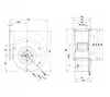 Центробежный вентилятор ebmpapst G4D280AI0305