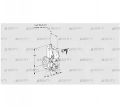 VAS125R/NK (88004702) Газовый клапан Kromschroder