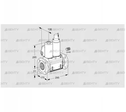 VCS665F05NLKL3B/PPPP/PPPP (88203298) Сдвоенный газовый клапан Kromschroder