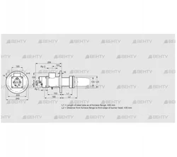 BIC 100HB-400/435-(37)EB (84099751) Газовая горелка Kromschroder