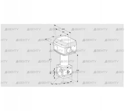 RV 2/AML10W60E (86060554) Регулирующий клапан Kromschroder