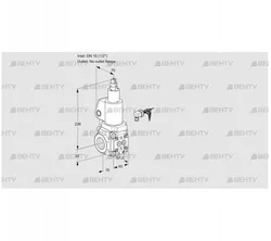 VAS115/-R/LWSL (88020500) Газовый клапан Kromschroder