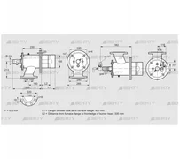 ZIO 165HBL-400/335-(24)D (84246041) Газовая горелка Kromschroder