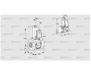 VAS6T65A05NKGRE/PP/Z- (88206970) Газовый клапан Kromschroder