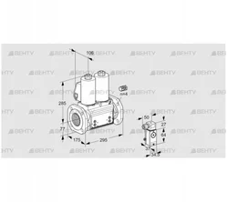 VCS665F05NNWL3B/PPPP/PM3- (88206980) Сдвоенный газовый клапан Kromschroder