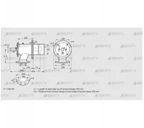 ZIO 165RM-250/235-(26)D (84246238) Газовая горелка Kromschroder