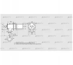 ZIC 200HB-200/235-(21)D (84277630) Газовая горелка Kromschroder