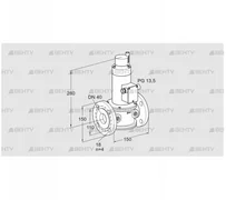 VR 40F01RT33D (85247150) Воздушный электромагнитный клапан Kromschroder