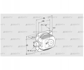 DL 16KG-3 (84444781) Датчик-реле давления воздуха Kromschroder