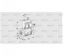 VCS8100F05NNWSR3E/PPPP/PPEP (88203378) Сдвоенный газовый клапан Kromschroder