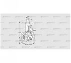 VAS8T100A05LQGRB/MM/MM (88207770) Газовый клапан Kromschroder