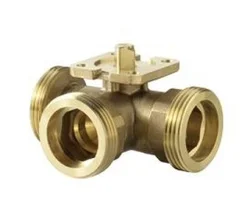 VBG60.50-73T Переключающий шаровой клапан, внешняя резьба, PN 40, DN 50, kvs 73. Siemens
