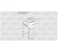 IBAF80/65Z05/20-60W3E (88301965) Дроссельная заслонка Kromschroder