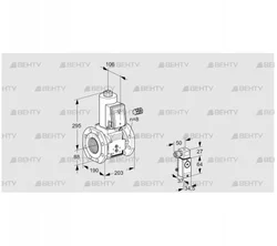 VAS780F05NW3B/4-/P4 (88207041) Газовый клапан Kromschroder