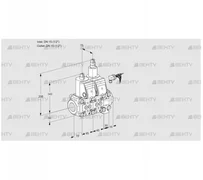 VCS1E15R/15R05NLVWR/PPPP/PPPP (88104244) Сдвоенный газовый клапан Kromschroder