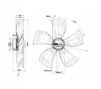 Осевой вентилятор ebmpapst A3G800AO8490