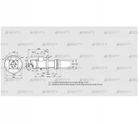 BIC 100HB-0/35-(37E)EZ (84199289) Газовая горелка Kromschroder