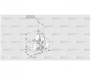 VAS350F/NW (88034240) Газовый клапан Kromschroder