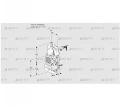 VAG2-/40R/NWAE (88010232) Газовый клапан с регулятором соотношения Kromschroder