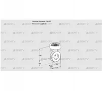 BVGF65/50W05 (88300050) Дроссельная заслонка Kromschroder