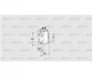 DG 60VC5-5W (84448230) Датчик-реле давления газа Kromschroder