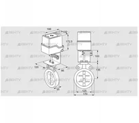 IDR125Z03D350AU/50-60W30TR10 (88303487) Дроссельная заслонка Kromschroder