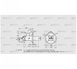 BIOA 65RM-250/135-(71)DB (84199206) Газовая горелка Kromschroder