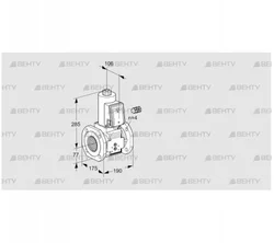 VAS665F05NW3B/PP/MM (88203128) Газовый клапан Kromschroder