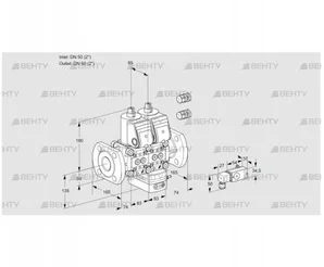 VCH3E50F/50F05NHEWR3/-3PP/PPPP (88106340) Клапан с регулятором расхода Kromschroder