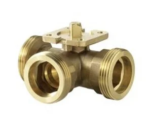 VBG61.15-1.6 3-х ходовой шаровой клапан, внешняя резьба. Siemens