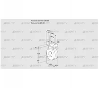 BVG65/40Z05H (88300852) Дроссельная заслонка Kromschroder