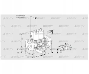 VCV3E50F/50F05NVKWL/PPPP/2-PP (88105782) Клапан с регулятором соотношения Kromschroder