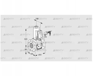 VAS780F05NQGRE/PP/PP (88207574) Газовый клапан Kromschroder