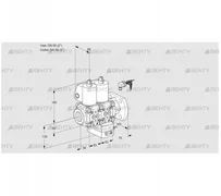 VCG3E50R/50F05NGEWL/PPPP/PPPP (88100972) Клапан с регулятором соотношения Kromschroder